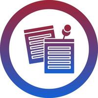 Sticky Notes Icon Design Symbol vector
