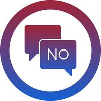 Say No Icon Design Symbol vector