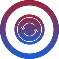 Refresh Icon Design Symbol vector