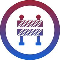 Road Block Icon Design Symbol vector