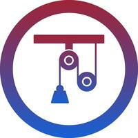 Pulley Icon Design Symbol vector