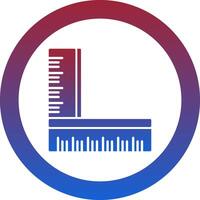 Ruler Icon Design Symbol vector
