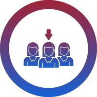 New Hire Icon Design Symbol vector