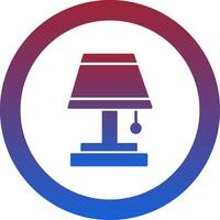 Table Lamp Icon Design Symbol vector