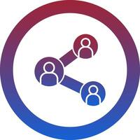 Network Icon Design Symbol vector