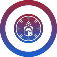 Qibla Icon Design Symbol vector