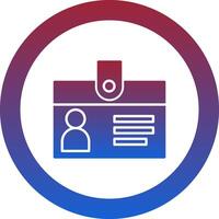 Id Card Icon Design Symbol vector