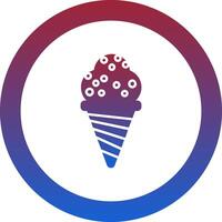 Ice Cream Cone Icon Design Symbol vector
