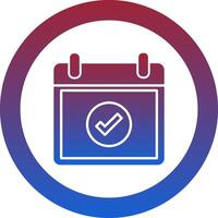 Correct Icon Design Symbol vector