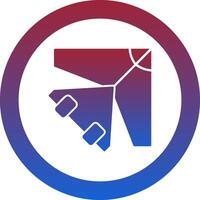 Glider Icon Design Symbol vector