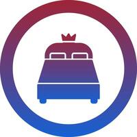 King Size Icon Design Symbol vector