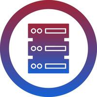Database Icon Design Symbol vector