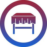 Dining Table Icon Design Symbol vector