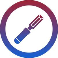 Chisel Icon Design Symbol vector