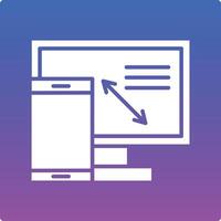 Responsive Design Illustration Icon vector