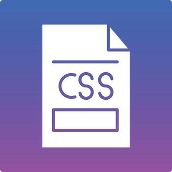 css archivo ilustración icono vector