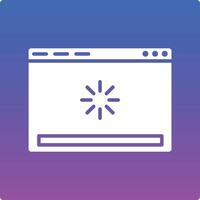 Web Loading Illustration Icon vector