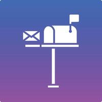 Mailbox Illustration Icon vector
