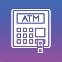 ATM Illustration Icon vector