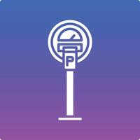Parking Meter Illustration Icon vector