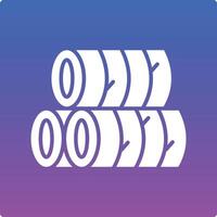 Hay Illustration Icon vector