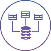 Big Data Illustration Icon vector