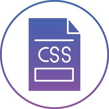 css archivo ilustración icono vector