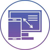 Responsive Design Illustration Icon vector