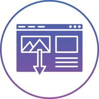 Landing Page Illustration Icon vector