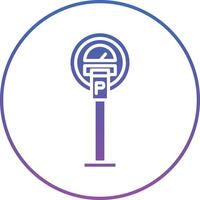 Parking Meter Illustration Icon vector