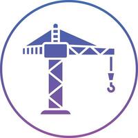 Crane Illustration Icon vector