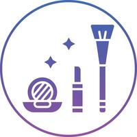 Make Up Illustration Icon vector