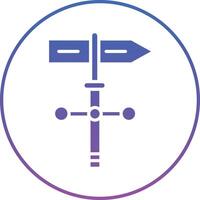 Weather Vane Illustration Icon vector