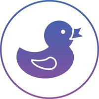 Duck Toy Illustration Icon vector
