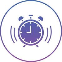 Alarm Clock Illustration Icon vector