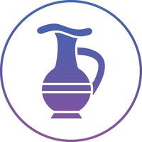 Pitcher Illustration Icon vector