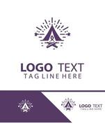 Glow Spark Compfire Logo vector