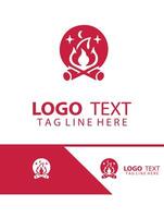 Fire Circle Compfire Logo vector