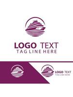 Sail Euphoria Yatch Logo Design vector
