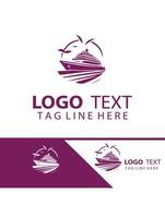 Ocean Zephyr Yatch Logo Design vector