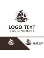 Luxe Sail Yatch Logo Design vector