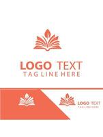 The Open Reader open book logo vector