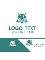 The Knowledge Key open book logo vector