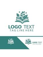 The Book Gate open book logo vector