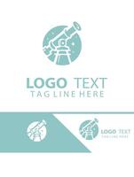 Nebula Sight Telescope Logo vector