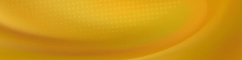 flowing abstract banner with a smooth gold wave vector