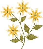 Yellow Flower Image vector