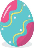 Easter Eggs in Abstract Pattern Design vector