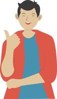 Man Laughter Character vector