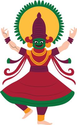 man dance Gulikan Theyyam